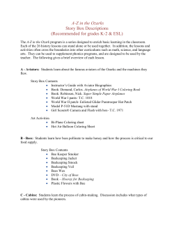 Story Box Descriptions - Rogers Historical Museum