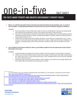 the facts about poverty and greater greensboro`s poverty crisis