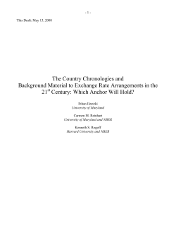 Updated country chronologies