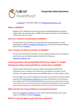 Frequently Asked Questions - Cardiff Metropolitan University