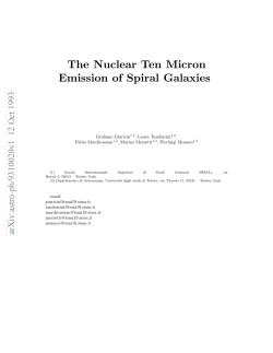 The Nuclear Ten Micron Emission of Spiral Galaxies