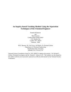 A Teaching Module Integrating Literature and Genetic Engineering