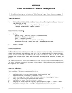 Lesson 2 - University of British Columbia