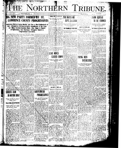 1g mew party formed *y st. lawrence county progressives the dates