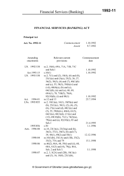 Financial Services (Banking) Act