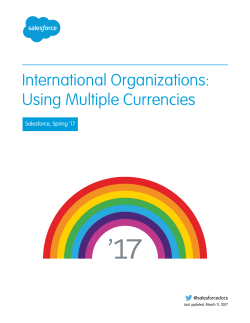 International Organizations: Using Multiple