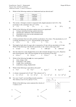 1. Which of the following contains one fundamental and one derived