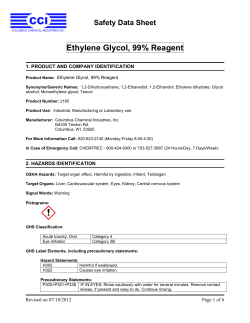 Ethylene Glycol, 99% Reagent