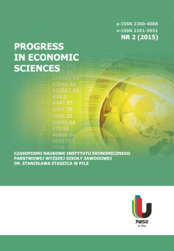 this PDF file - Progress in Economic Sciences