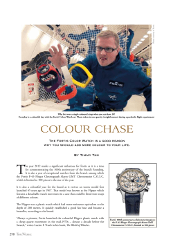 colour chase - Forte Luxury Singapore