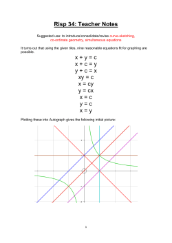 Risp 34 Teacher Notes