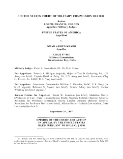 Court of Military Commission Review