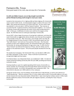 Farmersville, Texas - City of Farmersville