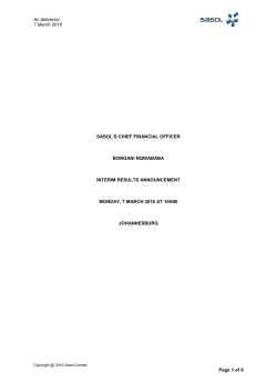 BN HY16 Interim Results Announcement Script_FINAL