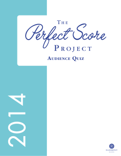 Audience SAT - Perfect Score Project