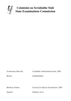 Paper Two (marking scheme)