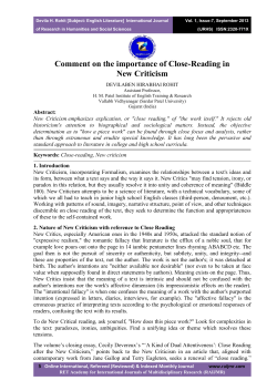 Comment on the importance of Close