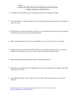 Name: 5 Things You Must Do to Successfully Launch a Business