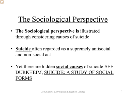 The Sociological Perspective