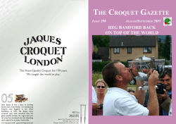 298 - The Croquet Association