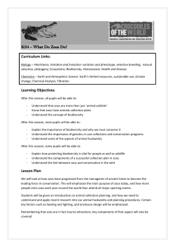 KS4 &ndash; What Do Zoos Do? - Crocodiles Of The World