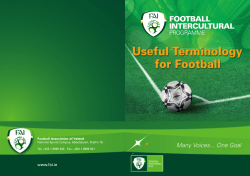 Useful Terminology for Football - Football Association of Ireland