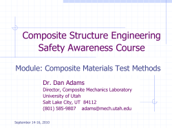 Composite Materials Test Methods