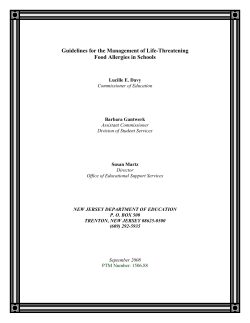 Guidelines for the Management of Life