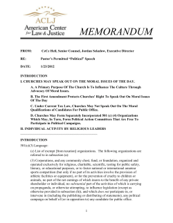 memorandum - WallBuilders