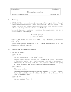 Solutions - CMU Math