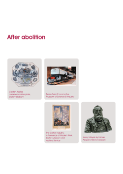 After abolition - Revealing Histories