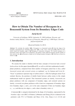 How to Obtain The Number of Hexagons in a Benzenoid System