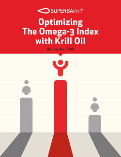 Optimizing The Omega-3 Index with Krill Oil