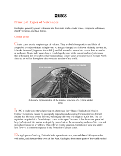 Principal Types of Volcanoes
