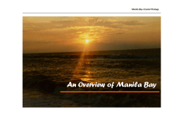 An Overview of Manila Bay