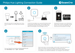 Philips Hue Lighting Connection Guide