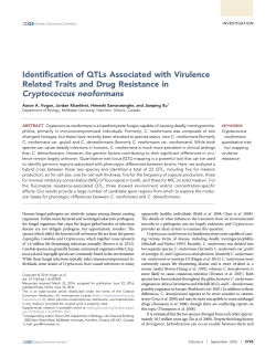 Identification of QTLs Associated with Virulence Related Traits and