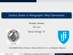 Surface States in Holographic Weyl Semimetals