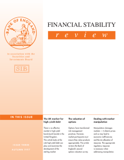 Financial Stability Review, Autumn 1997