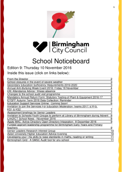 - Birmingham City Council