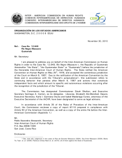 INFORME No - Comisi&oacute;n Interamericana de Derechos Humanos
