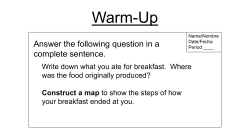 Energy Flow: Trophic Levels