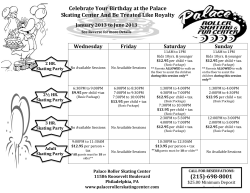 Celebrate Your Birthday at the Palace Skating Center And Be
