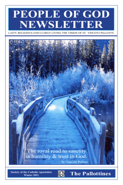 Winter 2011 - The Pallottines