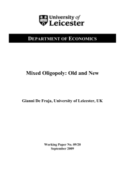 Mixed Oligopoly: Old and New
