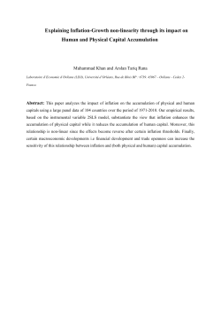 Explaining Inflation-Growth non-linearity through its impact on