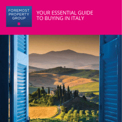 Italy - Foremost Property Group