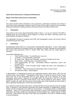 SC/16/11 Place Scrutiny Committee 20 September 2016 Active