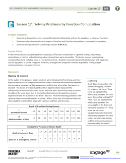 Lesson 17: Solving Problems by Function Composition