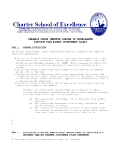 PH CSE Policies - Charter School of Excellence